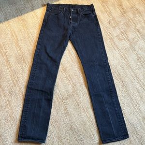 Levi 501 black jeans